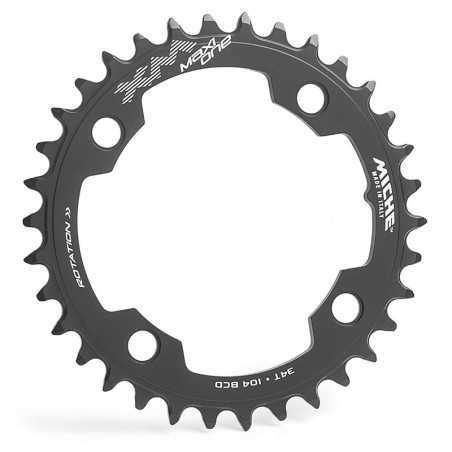 MICHE Aluminum 4-arm chainring XM MAXI ONE E-BIKE 104 BCD 719953VAR