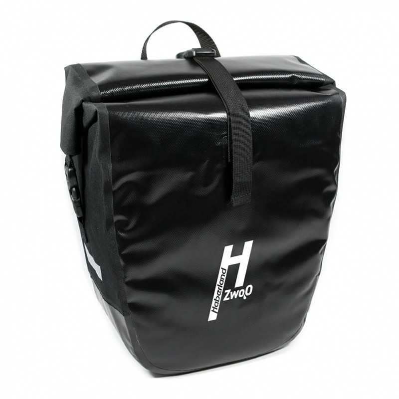 HABERLAND Alforjas traseras impermeables para bicicleta KLICKFIX 50L 37X43X16 CM 720463