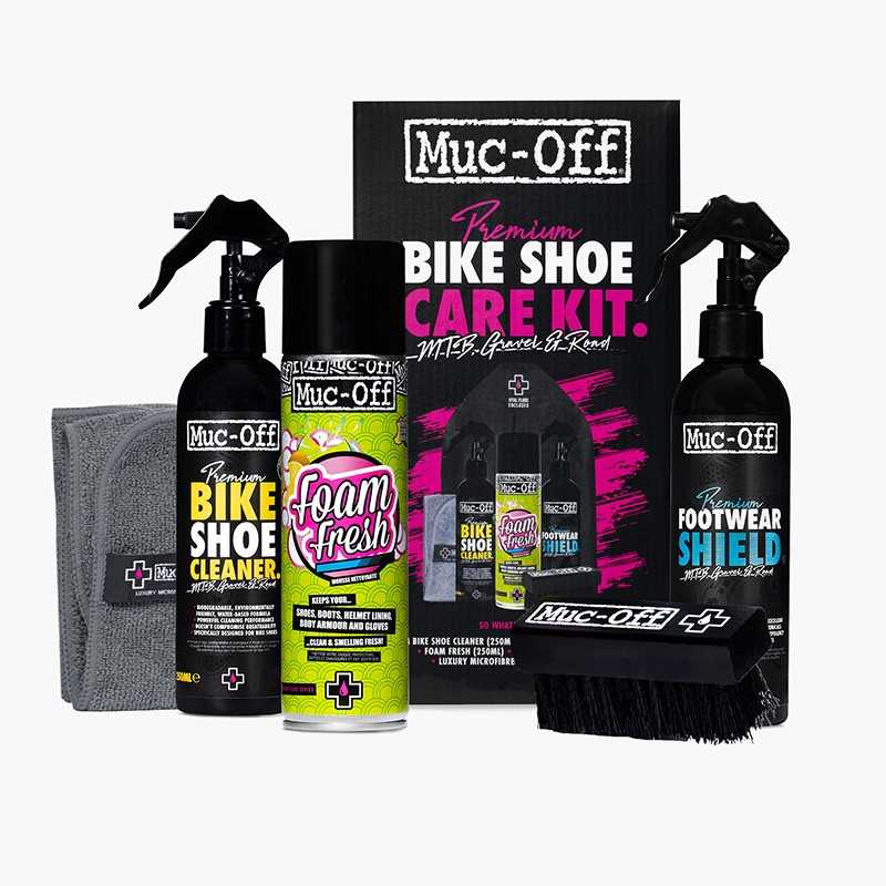 MUC-OFF Kit limpiador/protector/neutralizador de olores para zapatillas 721652