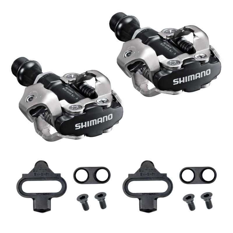 SHIMANO Bicycle pedals + cleats M540 SPD + SM-SH51 4524667904243