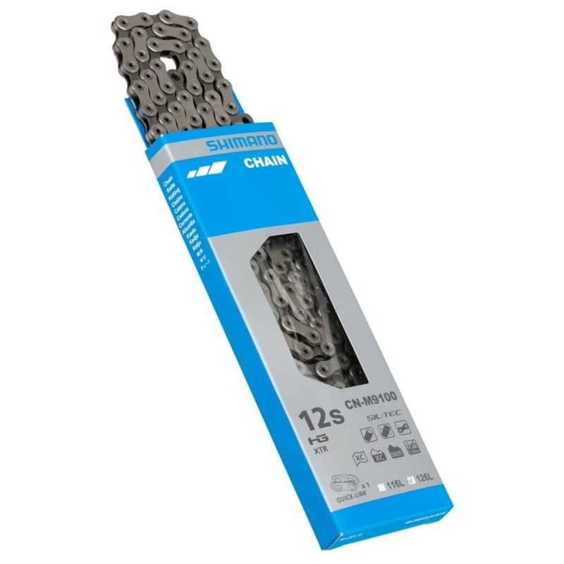 SHIMANO Cadena 126 eslabones CN-M9100 12V 4550170323134