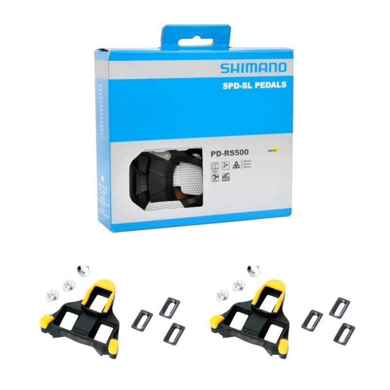 SHIMANO Bicycle pedals + cleats RS500 SPD-SL + SM-SH11 4550170448288
