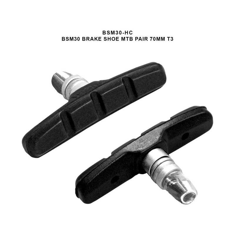 SUN RACE Zapatas de freno BSM30 BRAKE SHOE MTB PAIR 70 MM T3 4710944230543
