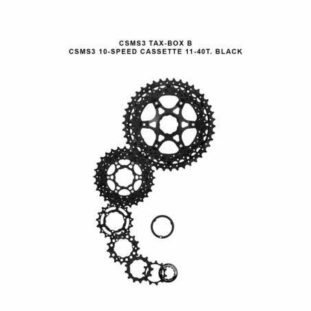 SUN RACE CASSETTES AND SPROCKETS CSMS3 10V 4710944249330