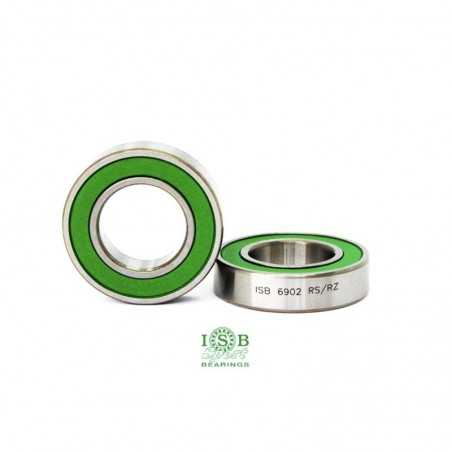ISB BEARINGS Rodamiento de rueda bicicleta 6902 RS/RZ SPORT 15X28X7 MM 8436577116691