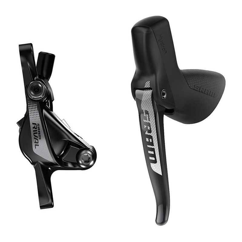 SRAM Maneta freno hidráulico izquierda con pinza trasera RIVAL22 YAW FLAT MOUNT 1800 MM 2X11V 102430