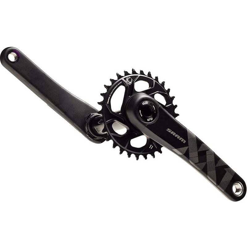 SRAM Juego de bielas y plato carbono sin cazoletas XX1 EAGLE X-SYNC2 DUB FAT BIKE 4" DIRECT MOUNT 170 MM 30T 11/12V 103268