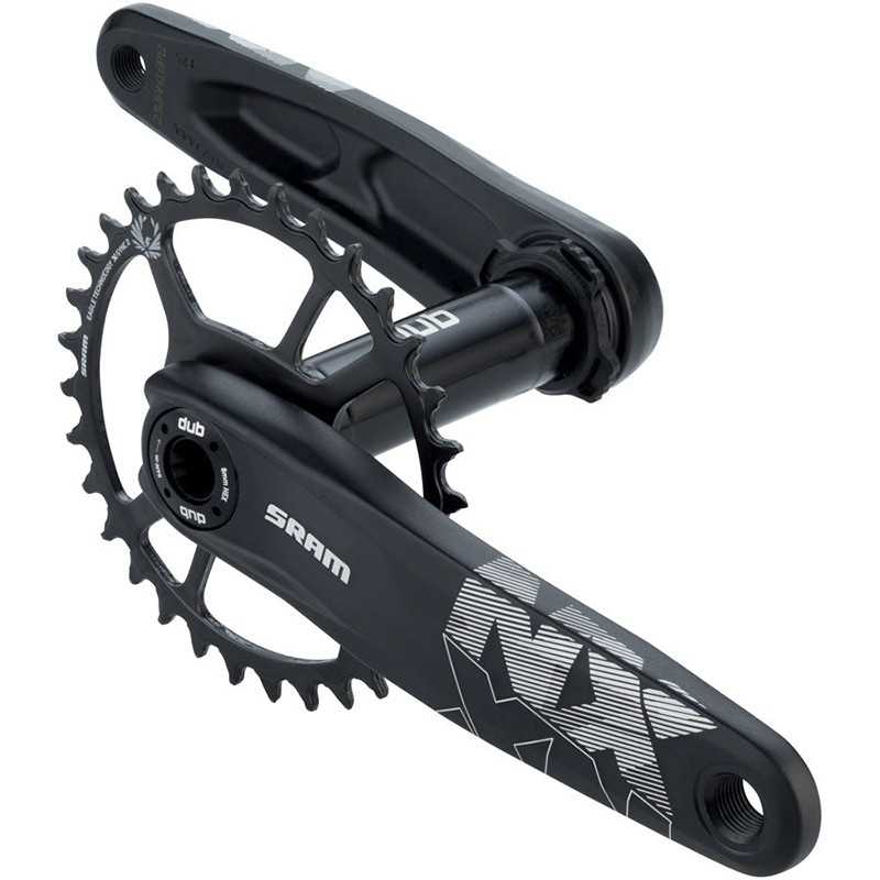 SRAM Crankset and aluminum chainring without cups NX EAGLE X-SYNC2 BOOST 148 DUB DIRECT MOUNT 165 MM 32T 106157