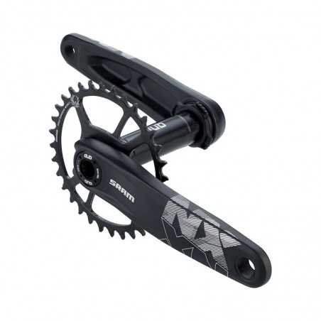 SRAM Crankset and aluminum chainring without cups NX EAGLE X-SYNC2 FAT BIKE 4" DIRECT MOUNT 165 MM 30T 106158