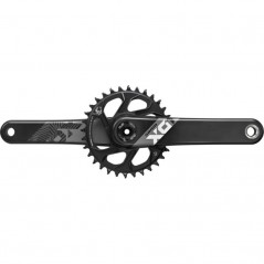 SRAM Juego de bielas y plato carbono sin cazoletas X01 EAGLE X-SYNC2 FATBIKE 5" DUB DIRECT MOUNT 175 MM 30T 12V 106162