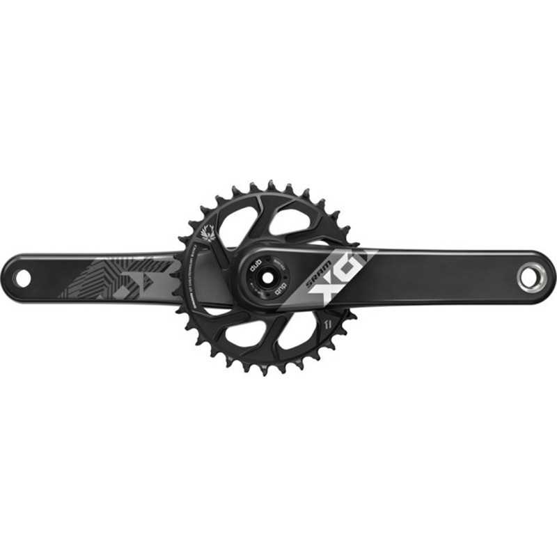 SRAM Juego de bielas y plato carbono sin cazoletas X01 EAGLE X-SYNC2 FATBIKE 5" DUB DIRECT MOUNT 175 MM 30T 12V 106162