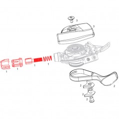SRAM Gear cable tensioner kit XX1 106189