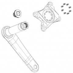 SRAM Protector de plato 5 brazos AERO GUARD S350 106485