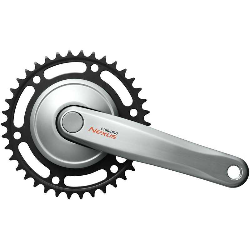 SHIMANO Aluminium/steel crankset and chainring NEXUS FC-C6000 170 MM 38T 719689