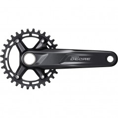 SHIMANO Crankset and aluminum chainring DEORE FC-M5100-1 96 BCD 175 MM 1X10/11V 30T 719714