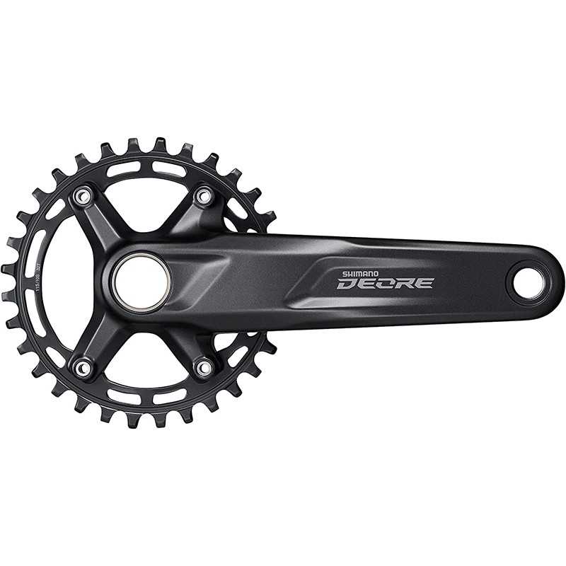 SHIMANO Crankset and aluminum chainring DEORE FC-M5100-1 96 BCD 175 MM 1X10/11V 30T 719714