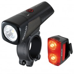 SIGMA Front and rear light kit BUSTER 800 RL 150 LED USB 720265
