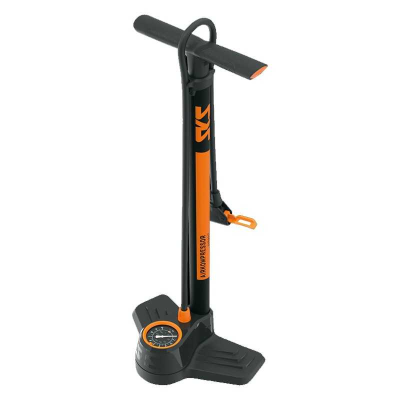 SKS Hinchador bomba inflador de pie con manómetro AIRKOMPRESSOR COMPACT 10.0 720778