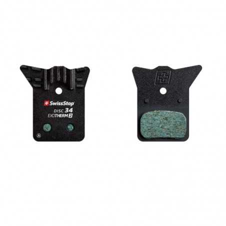 SWISSSTOP Juego pastillas freno acero aleta refrigeración DISK 34 EXOTHERM2 SHIMANO 721495