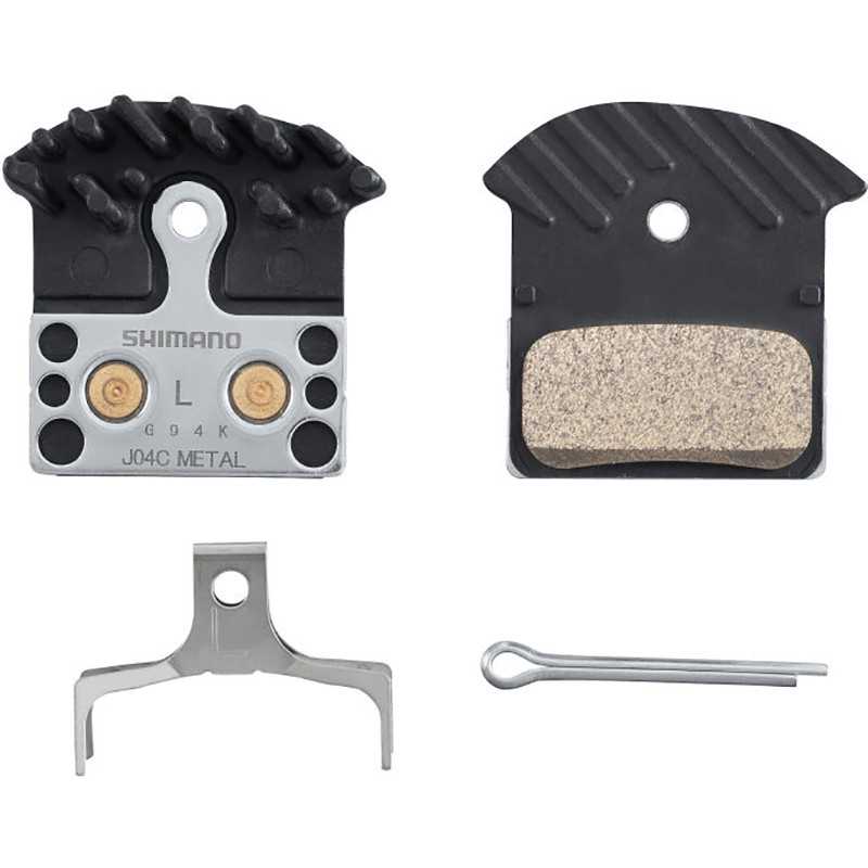 SHIMANO Cooling fin metallic disc brake pad set (20 pairs) J04C XTR/DEORE XT/SLX/ALFINE 721929