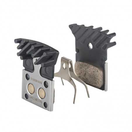 SHIMANO Set of metal disc brake pads cooling fin L04C DEORE XT/SLX/DURA-ACE/ULT/105/TIAGR 721932