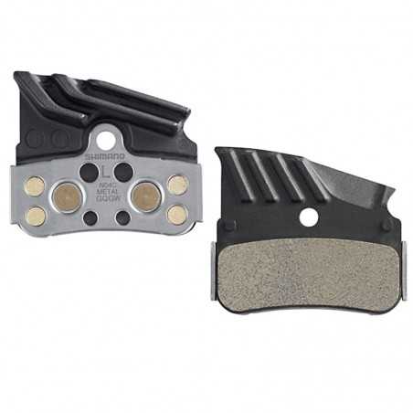 SHIMANO Set of organic brake pads cooling fin N03A E-BIKE XTR/DEORE XT/SLX 721933