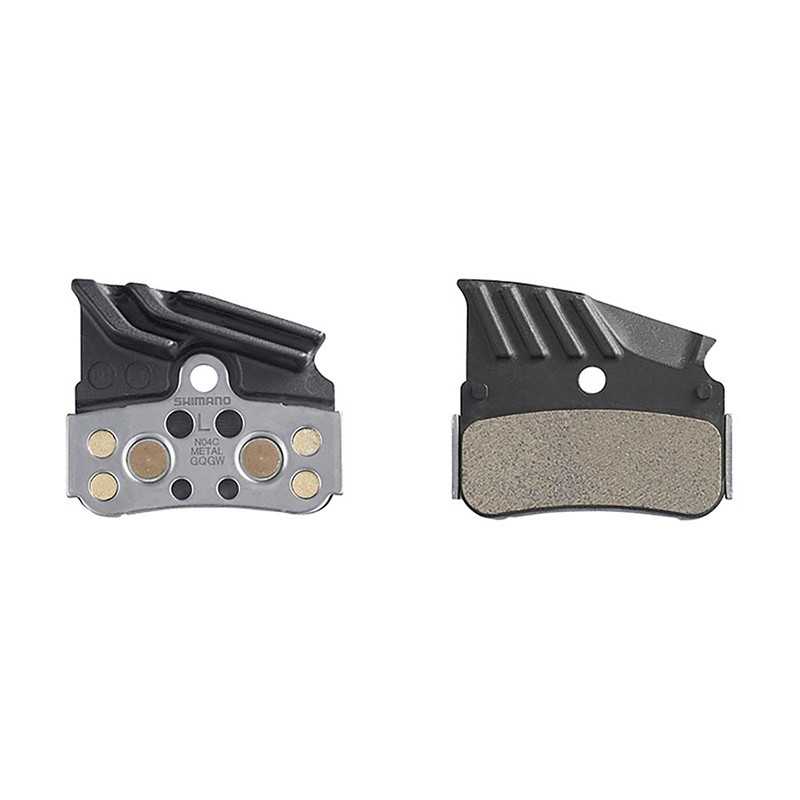 SHIMANO Set of metal brake pads cooling fin N04C XTR/DEORE XT/SLX 721934