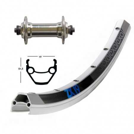 EXAL Rueda delantera 36 agujeros 26x1.75 WINORA ZX 19 QR 100 MM (559-19) 703382