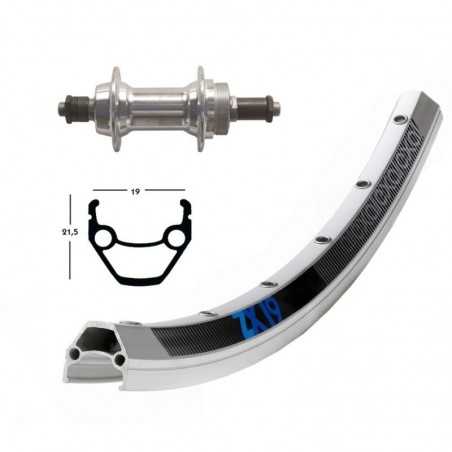 EXAL Rueda trasera 36 agujeros 26x1.75 WINORA ZX 19 QR 135 MM 6/7V (559-19) 703383