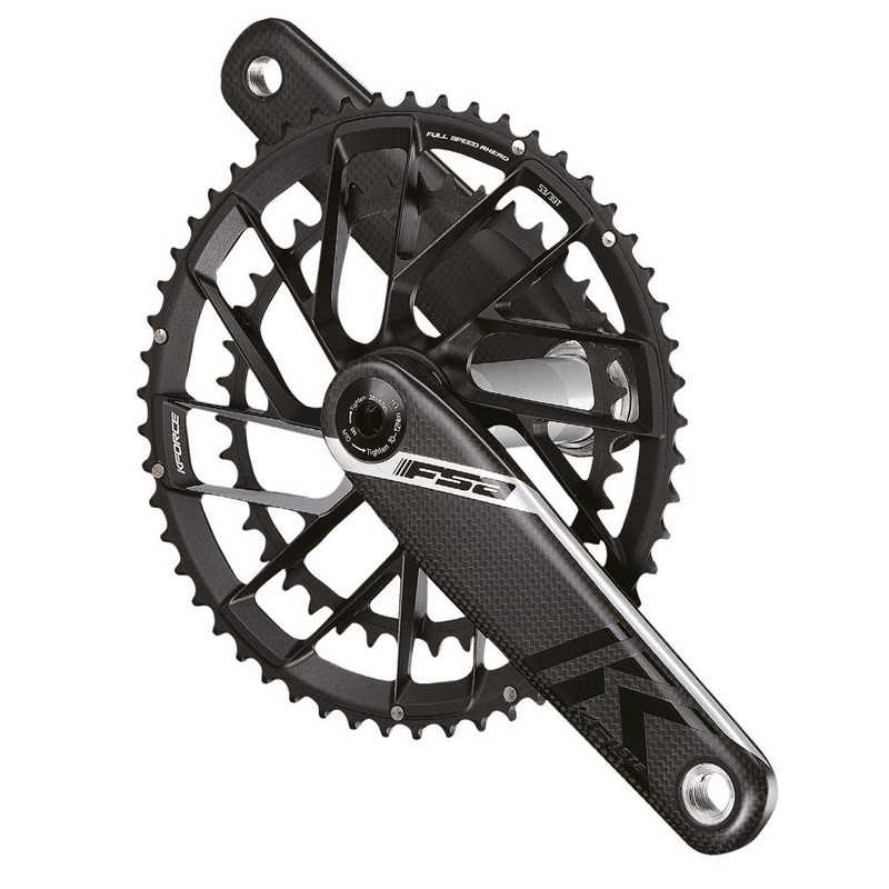 FSA Carbon crankset and chainrings K-FORCE TEAM EDITION MODULAR BB386EVO DIRECT MOUNT 172.5 MM 52x36T 718751