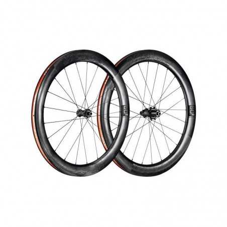 VISION Juego de ruedas bicicleta METRON 60 SL DISK CENTERLOCK TUBELESS READY SHIMANO 11V CARBON 719365