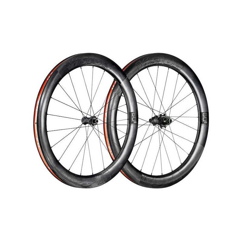 VISION Juego de ruedas bicicleta METRON 60 SL DISK CENTERLOCK TUBELESS READY SRAM XDR CARBON 719366