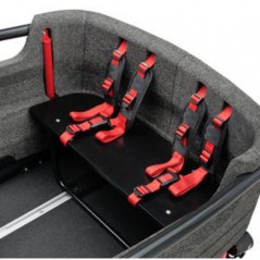 WIENER Soporte 2 asientos niño extra para remolque bicicleta SC3 BATAVUS FIER 3/WIENER F.U.B 3/RALEIGH STRIDE 3 720045