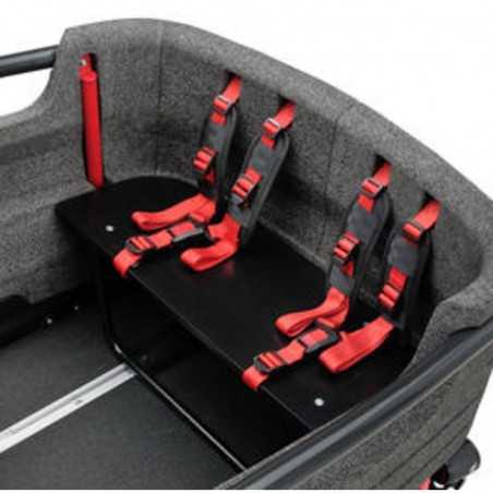 WIENER Soporte 2 asientos niño extra para remolque bicicleta SC3 BATAVUS FIER 3/WIENER F.U.B 3/RALEIGH STRIDE 3 720045