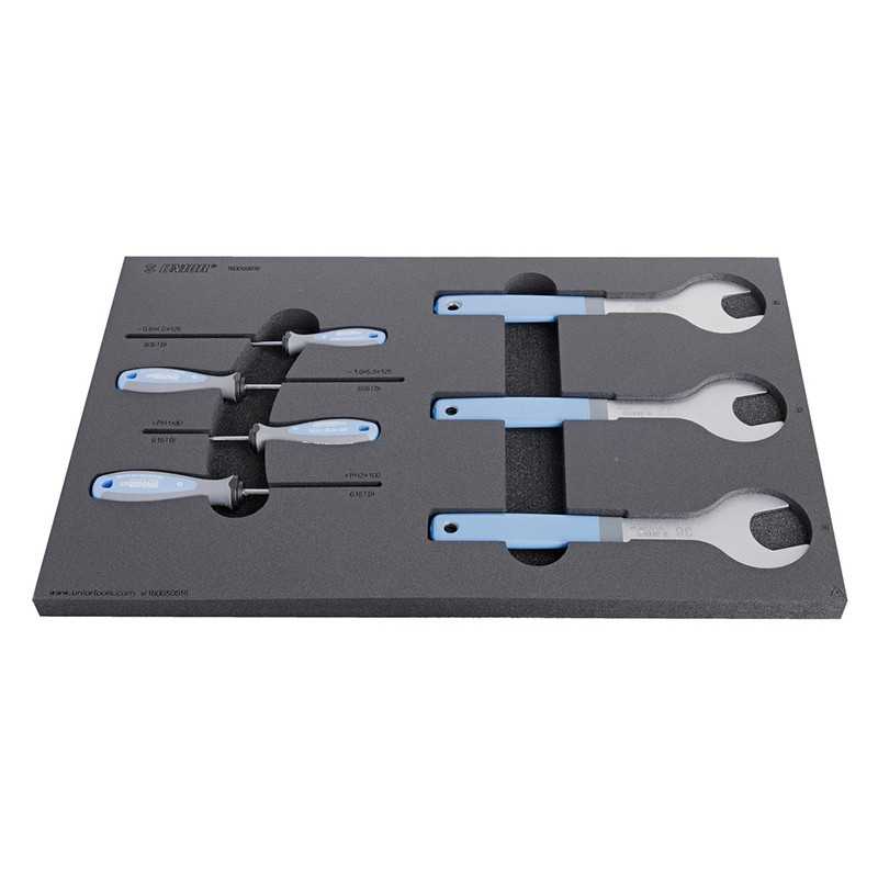 UNIOR Tool kit in tray for workbench (7 pieces) SOS 720591