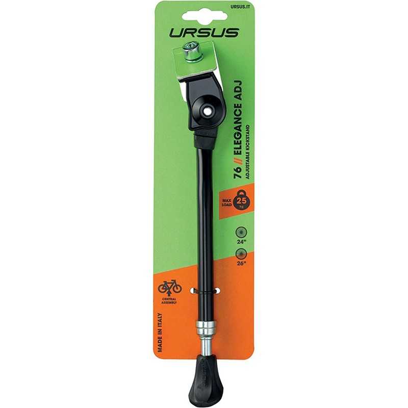URSUS Caballete pata lateral ajustable para bicicleta ELEGANCE 24-26" 260 MM 721209