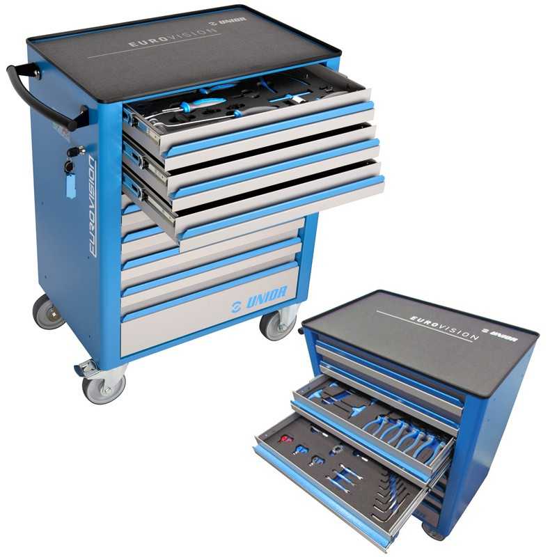 UNIOR Tool trolley (8 drawers) 721865