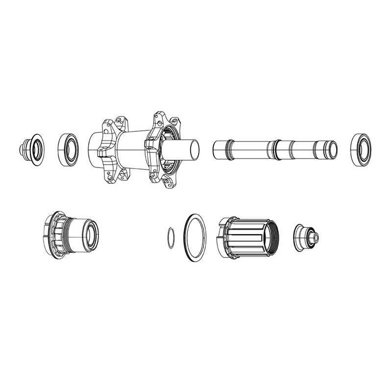 ZIPP Ceramic bearing set for hub 61903 107144