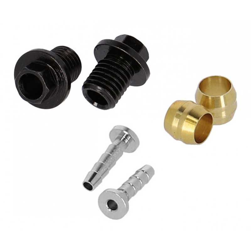 XLC Kit ovalillos/pins/tuercas para latiguillo freno disco SHIMANO SM-BH90 BR-X65 2500378012