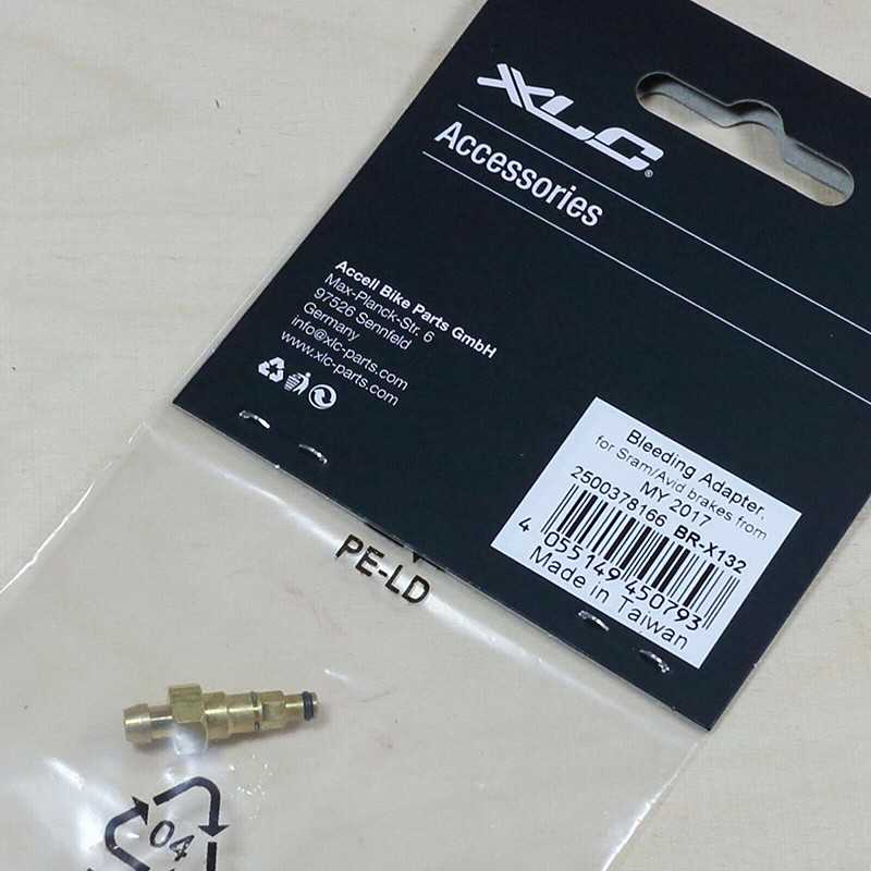 XLC Herramienta purgado freno de disco SRAM/AVID -2017 BR-X132 2500378166