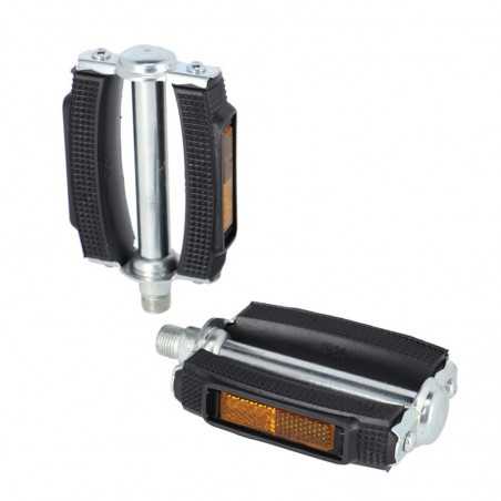 XLC Pedales plataforma de plástico con reflectante 105X75 MM PD-C24 2501840923