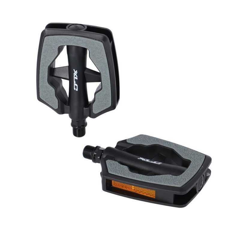 XLC Plastic platform pedals with reflective 118X88X24 MM PD-C22 2501851611VAR