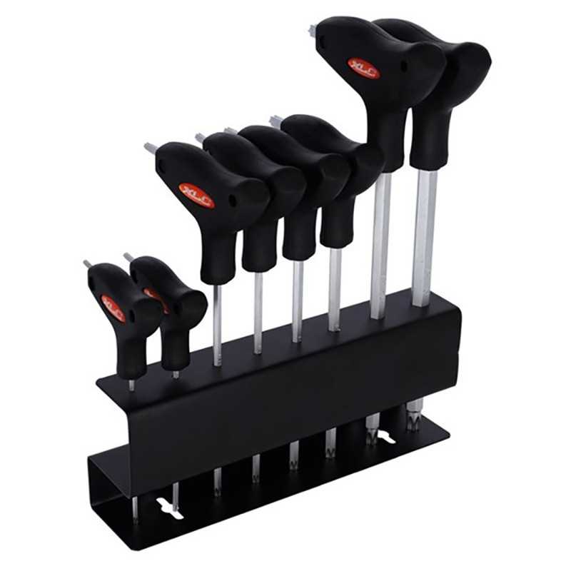 XLC Torx T-key set 8 pieces 103 (10/15/20/25/30/40/45/50 MM) 2503609501