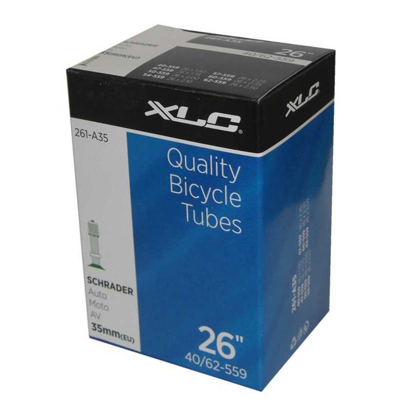 XLC Cámara bicicleta 26X1.50-2.50 STANDARD 35 MM (40/62-559) (50U) 2508262205