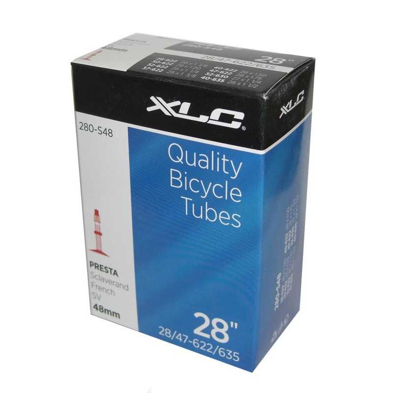 XLC Cámara bicicleta 28X1-1/8-1.75" PRESTA 48 MM (28/47-622/635) (50U) 2508280505