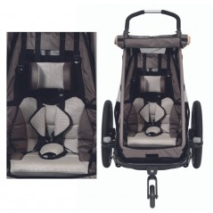 XLC Asiento con arnés para remolque de niño MONO S 3092070011VAR