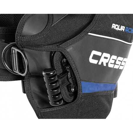 chaleco buceo jacket aquaride blue