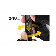 TOPEAK Llave dinamométrica + 18 piezas TORQ STICK 2-10NM 58906