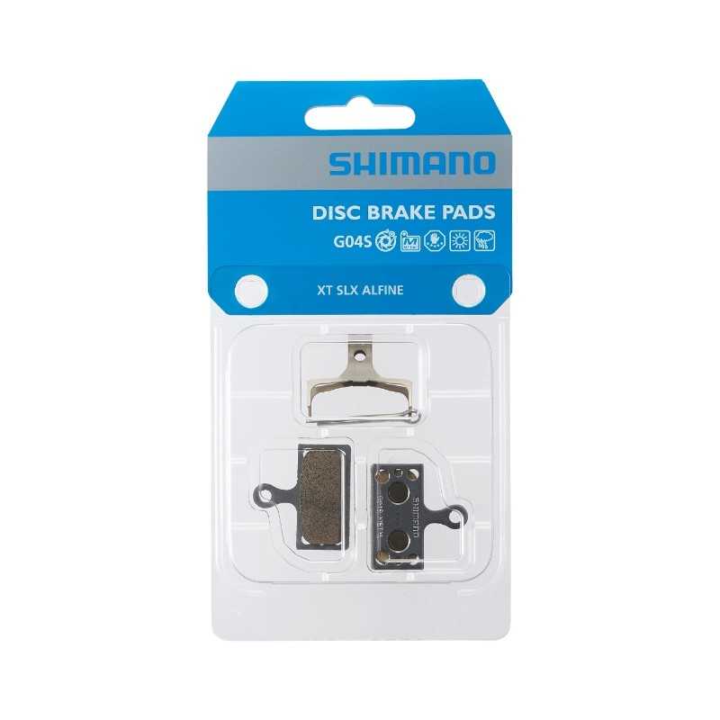 SHIMANO Set of metallic brake pads G04S XTR/DEORE XT/SLX/ALFINE 721965