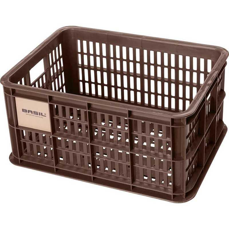 BASIL Plastic bicycle basket CRATE 722069VAR